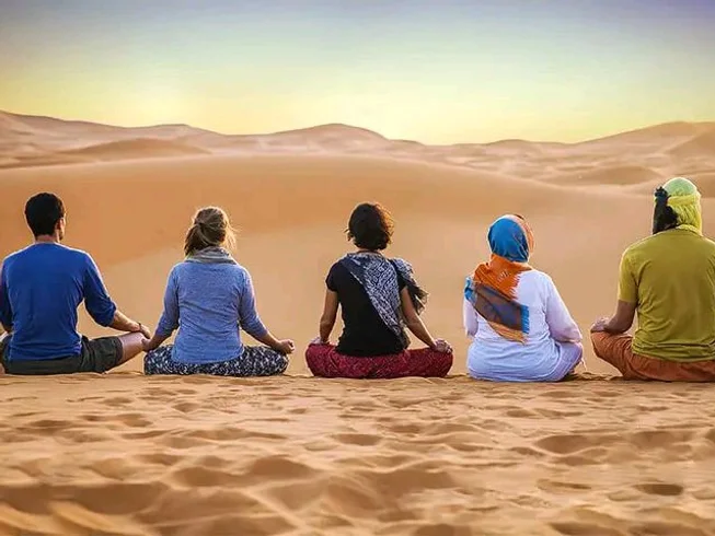 8 days yoga with 6 days of trekking in Sahara
